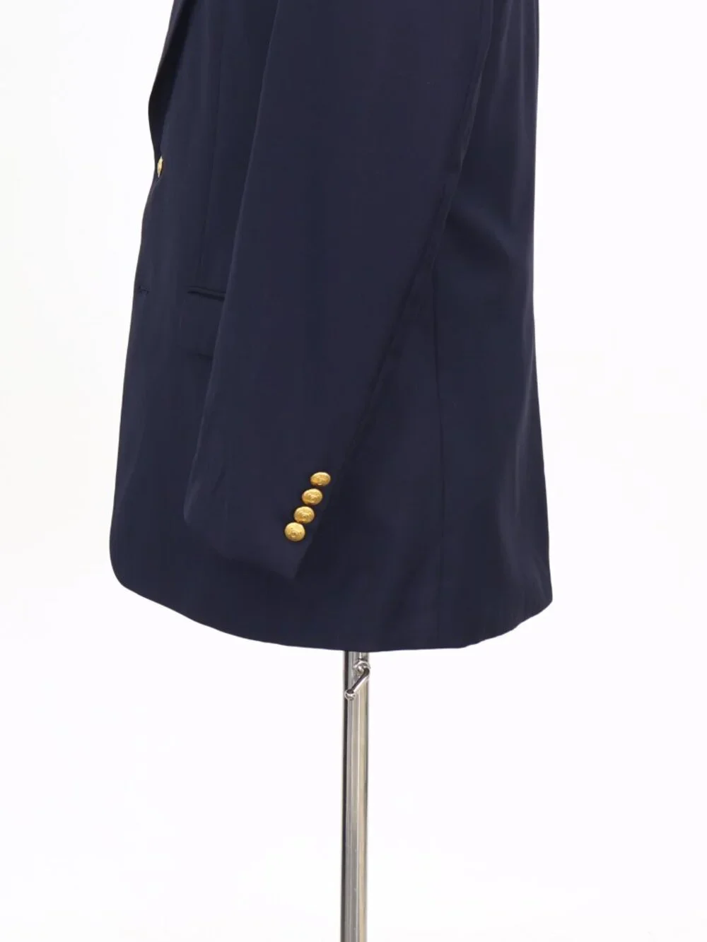 Ralph Lauren 41R Navy Blazer Sport Coat Jacket 2-Button Solid W870